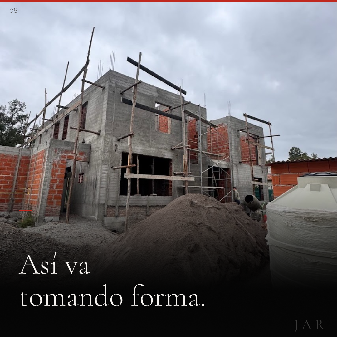 Post de obra JAR: Asi va tomando forma